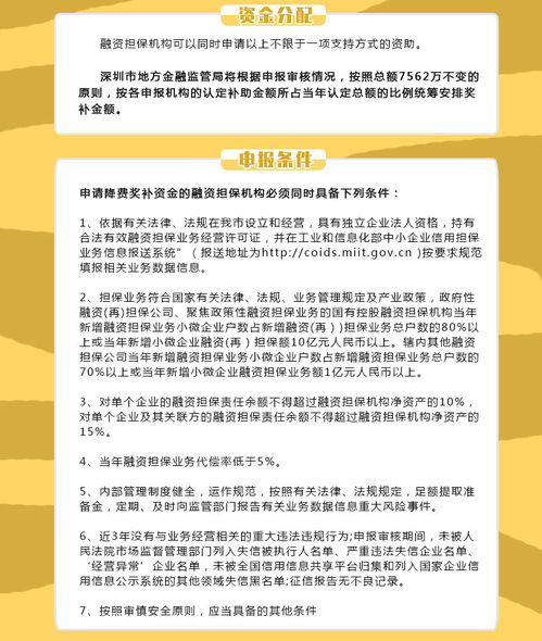 圖解 深圳市2020年度國家中小企業(yè)發(fā)展專項資金小微企業(yè)融資擔保業(yè)務降費獎補政策申報指南